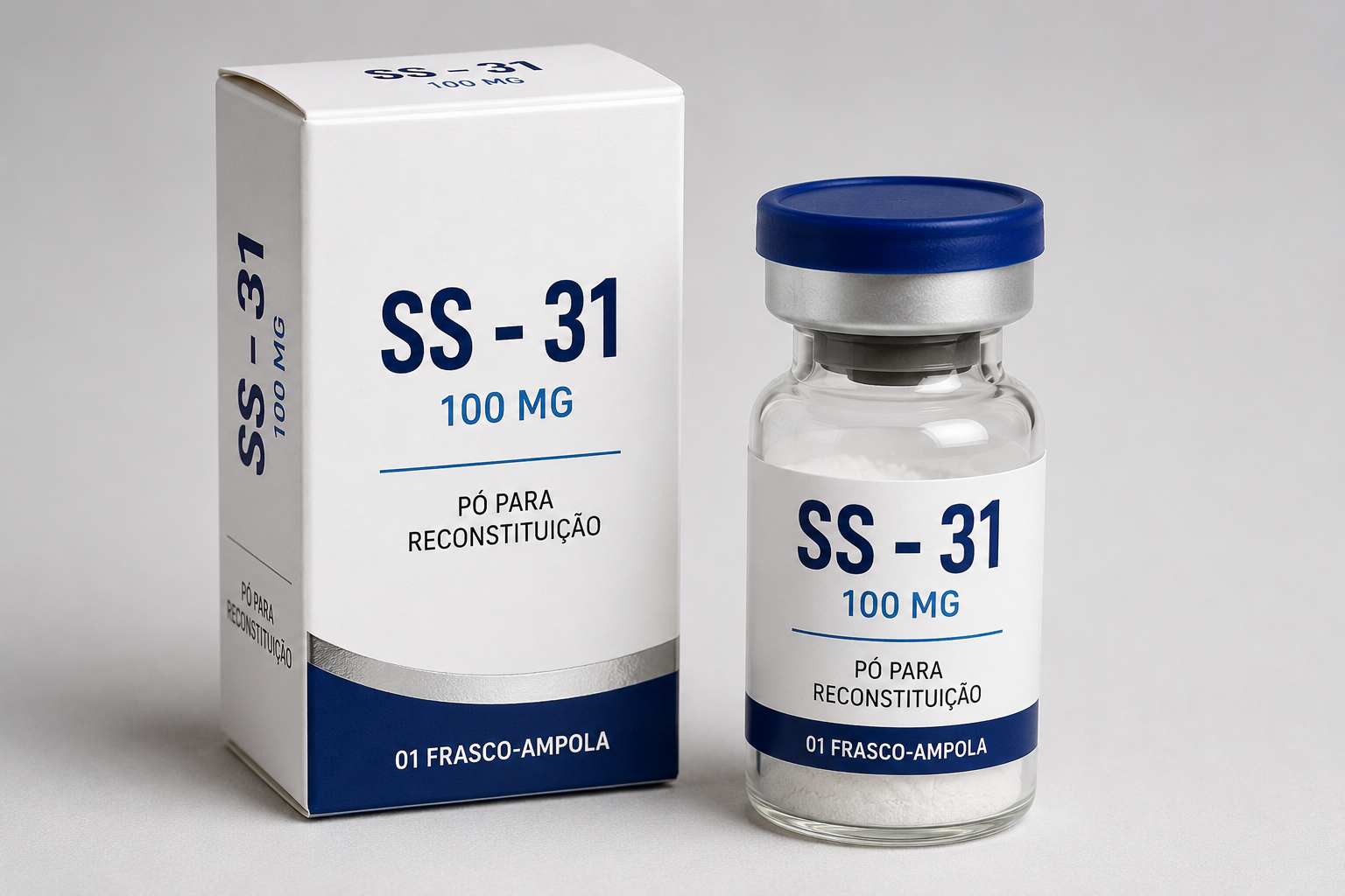 SS-31 100 mg | 01 Frasco-ampola | Pó para reconstituição + Diluente